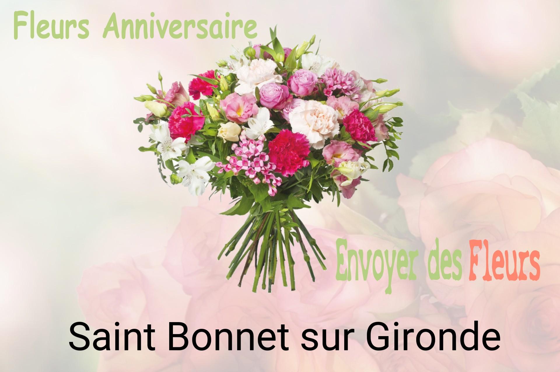 Bouquet de fleurs d’anniversaire livré à Saint-Bonnet-sur-Gironde