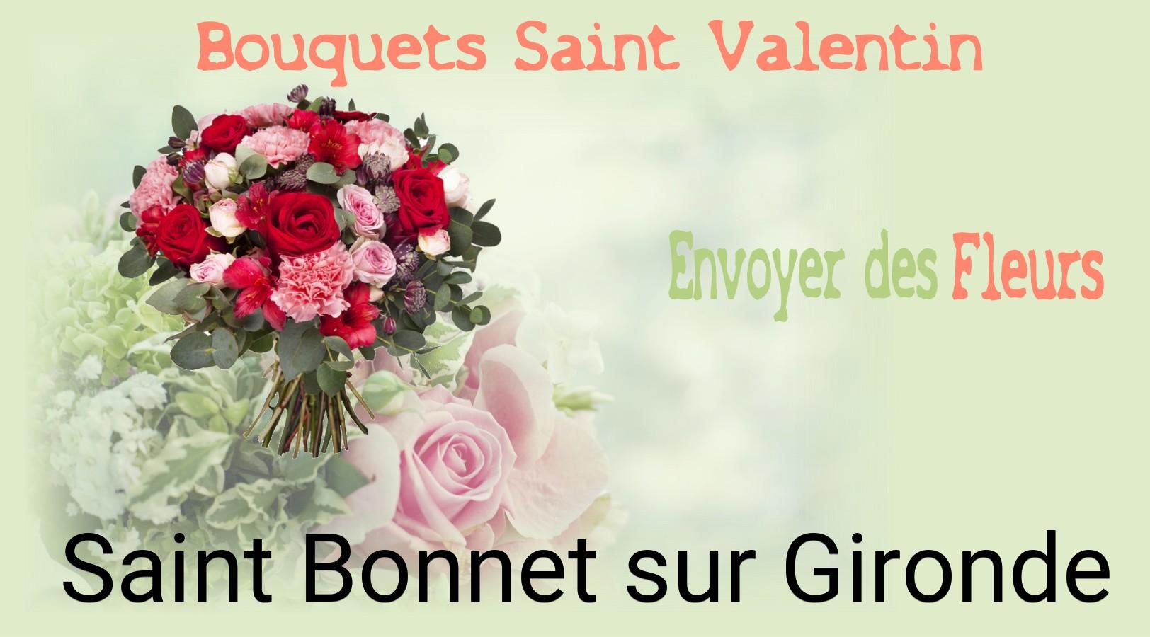 Roses de Saint-Valentin livrées à Saint-Bonnet-sur-Gironde